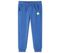 vidaXL Pantaloni Tuta per Bambini Blu mélange 128