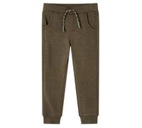 vidaXL Pantaloni Tuta per Bambini Cachi Mélange 116