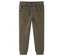 vidaXL Pantaloni Tuta per Bambini Cachi Scuro mélange 116