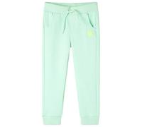 vidaXL Pantaloni Tuta per Bambini Verde Brillante 92