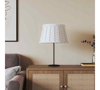 vidaXL Paralume Bianco Ø38x23 cm in Vimini