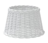 vidaXL Paralume Bianco Ø45x28 cm in Vimini