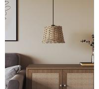 vidaXL Paralume da Soffitto Marrone Ø20x15 cm in Vimini