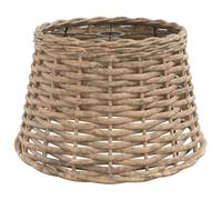 vidaXL Paralume da Soffitto Marrone Ø38x23 cm in Vimini