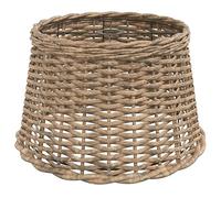 vidaXL Paralume da Soffitto Marrone Ø45x28 cm in Vimini, Paralume, Paralume per corridoio, Paralume per Soggiorno, Paralume per Lampada a Sospensione