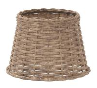 vidaXL Paralume Marrone Ø25x17 cm in Vimini, Paralume da soffitto, Paralume da Comodino, Paralume in Vimini, Paralume da Tavolo
