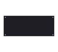 vidaXL Paraschizzi per Cucina Paraspruzzi Fornelli Resistente al Calore Pannello Splashback Parete Nero 100x40 cm in Vetro Temperato