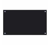 vidaXL Paraschizzi per Cucina Paraspruzzi Fornelli Resistente al Calore Pannello Splashback Parete Nero 70x40 cm in Vetro Temperato
