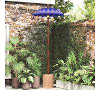 vidaXL Parasol Balinese Blu 125 x 125 x 260 cm