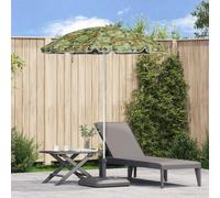 vidaXL Parasol da Spiaggia con palo in metallo camouflage 161 x 193 cm in poliestere
