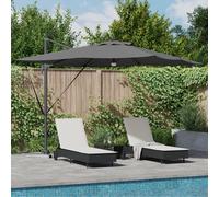 vidaXL Parasol Roma Cantilever Antracite Large