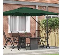 vidaXL Parasol Roma Verde 286 x 284 x 265 cm Alluminio e Poliestere