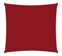 VIDAXL - Parasole a Vela in Tela Oxford Quadrata 7x7 m Rosso