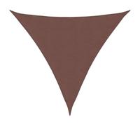 vidaXL Parasole a Vela in Tessuto Oxford Triangolare 6x6x6m Marrone