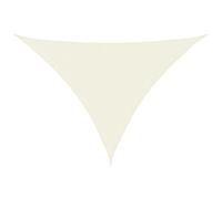 vidaXL Parasole A Vela Oxford Triangolare 4x4x5,8 M Crema - beige 135232
