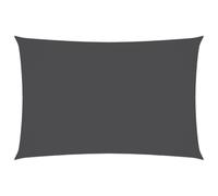vidaXL Parasole a Vela Ombra Tenda da Sole Elegante Moderna Anti UV Giardino Frangisole Terrazza Balcone Oxford Rettangolare 6x8 m Antracite