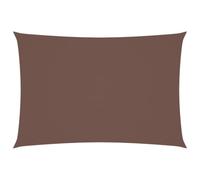 vidaXL Tenda da sole a vela Rettangolare 3x5 m Oxford Anti-UV Marrone