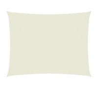 vidaXL Parasole a Vela Oxford Rettangolare 3,5x5 m Crema