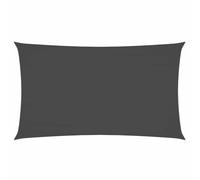 vidaXL Parasole a Vela Ombra Tenda da Sole Elegante Moderna Anti UV Giardino Frangisole Terrazza Balcone Oxford Rettangolare 2x4,5m Antracite