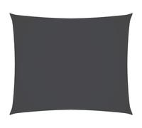 vidaXL Parasole a Vela Ombra Tenda da Sole Elegante Moderna Anti UV Giardino Frangisole Terrazza Balcone Oxford Rettangolare 3,5x4,5 m Antracite