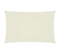 vidaXL Parasole a Vela Ombra Tenda da Sole Elegante Moderna Anti UV Giardino Frangisole Terrazza Balcone Oxford Rettangolare 5x8 m Crema