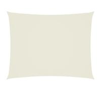 AX Vela Tenda Parasole Rettangolare Crema AntiUV Oxford Estate 3x4m Nuovo 135210