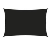 VIDAXL - Parasole a Vela Oxford Rettangolare 2x5 m Nero