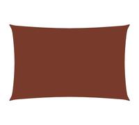 vidaXL Parasole a Vela Oxford Rettangolare 5x8 m Terracotta