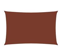 vidaXL Parasole a Vela Oxford Rettangolare 6x8 m Terracotta