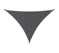 vidaXL Parasole a Vela Oxford Triangolare 2,5x2,5x3,5 m Antracite