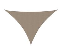 vidaXL Parasole a Vela Oxford Triangolare 5x5x6 m Grigio Talpa