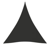 vidaXL Parasole a Vela Oxford Triangolare 5x6x6 m Antracite