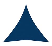 vidaXL Parasole a Vela Oxford Triangolare 5x7x7 m Blu