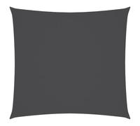 vidaXL Parasole a Vela Tenda da Sole Elegante Moderna Anti UV Giardino Frangisole Terrazza Balcone in Tessuto Oxford a Trapezio 4/5x4 m Antracite