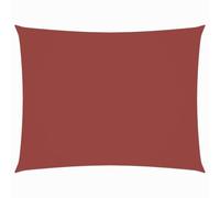vidaXL Parasole a Vela Oxford Rettangolare 2x4 m Terracotta