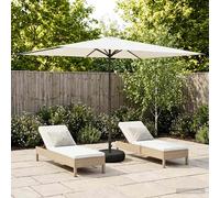 vidaXL Parasole da Giardino con Base 200 x 300 cm Poliestere
