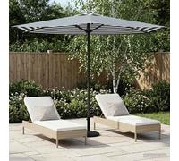 vidaXL Ombrello da giardino 270 x 270 cm Poliestere Rettangolare