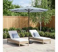 vidaXL Parasole da Giardino con Base 270 x 270 cm Poliestere