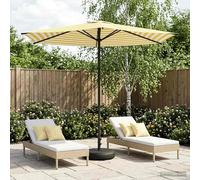 vidaXL Parasole da Giardino con Base 270 x 270 cm Poliestere