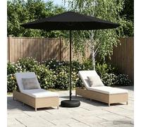 vidaXL Parasole da Giardino con Base Rettangolare 2,3 x 2,3 m