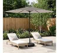 vidaXL Parasole da Giardino con Base Rettangolare 3 x 3 m Poliestere