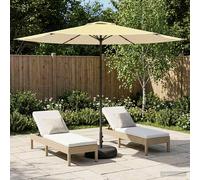 vidaXL Parasole da Giardino con Base Rettangolare 3 x 3 m Poliestere