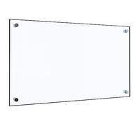 vidaXL Paraschizzi per Cucina Paraspruzzi Fornelli Resistente al Calore Pannello Splashback Parete Trasparente 70x40 cm in Vetro Temperato