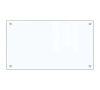 vidaXL Paraschizzi per Cucina Paraspruzzi Fornelli Resistente al Calore Pannello Splashback Parete Trasparente 70x40 cm in Vetro Temperato