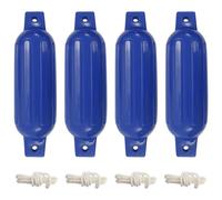 vidaXL Paraurti per Gommone 4 pz Blu 41x11,5 cm in PVC
