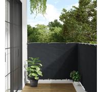 vidaXL Paravento Balcone Antracite 120x500 cm Tessuto Oxford