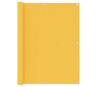 vidaXL Paravento Balcone Giallo 120x300 cm in Tessuto Oxford