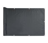 vidaXL Paravento Balcone Tenda Schermo Protezione UV Sole Pioggia Frangivento Parasole Impermeabile Antracite 75x500 cm in Tessuto Oxford