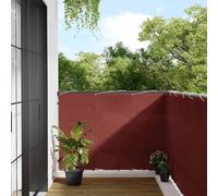vidaXL Paravento Balcone Terracotta 120x700 cm 100% Poliestere Oxford