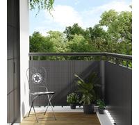 vidaXL Paravento da Balcone Antracite 1000x100 cm in Polyrattan